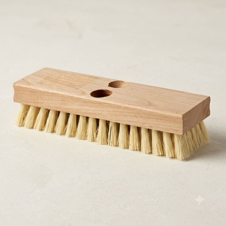 DQB Industries 11643 Tampico threaded deck scrub brush for tough floor and exterior cleaning