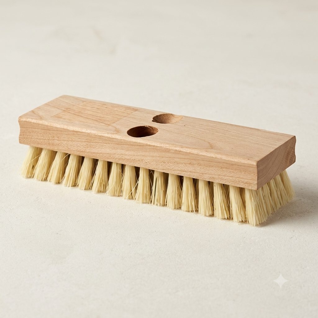 DQB Industries 11643 Tampico threaded deck scrub brush for tough floor and exterior cleaning