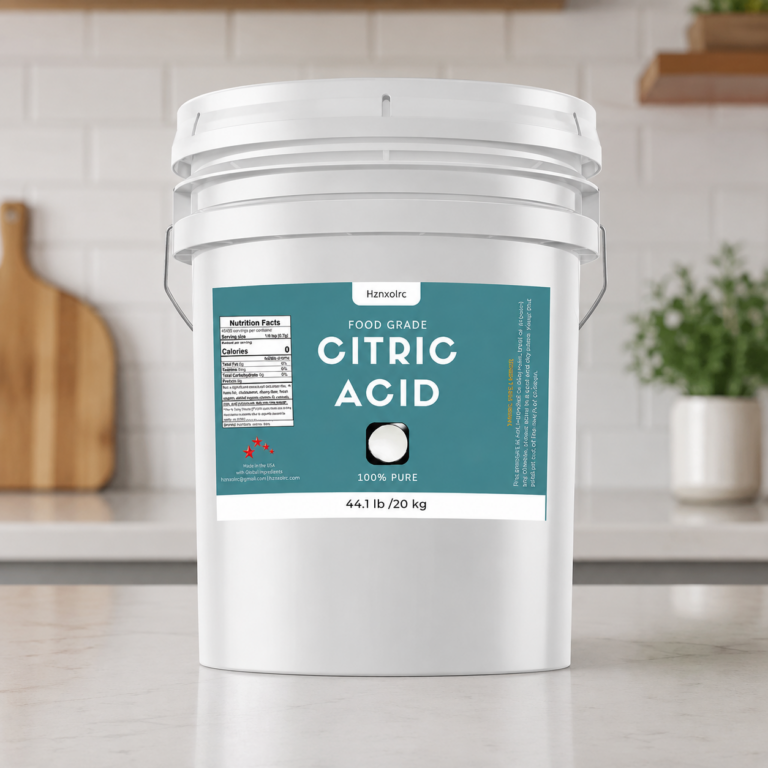 Food-grade citric acid powder for canning, cooking, natural preservation, and household cleaning