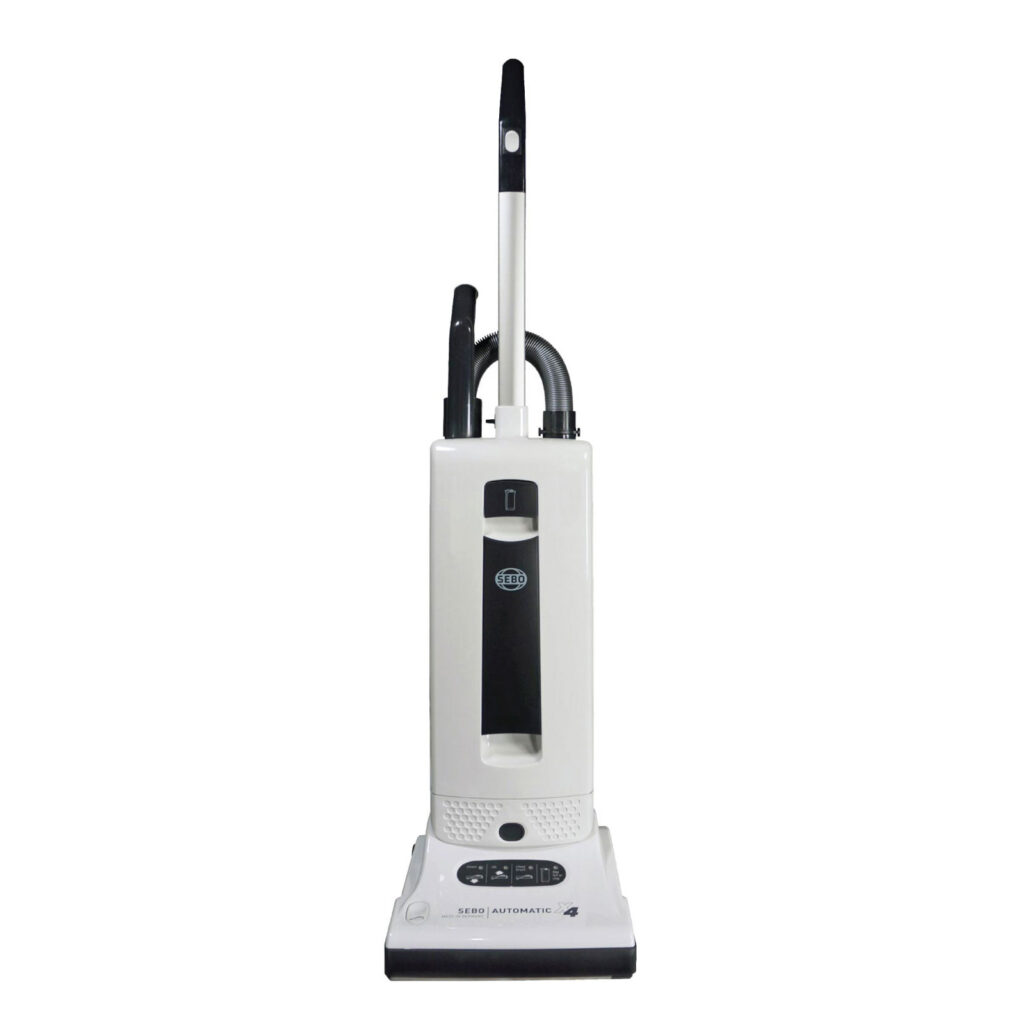 Sebo Automatic X4 upright vacuum cleaner with automatic height adjustment for commercial use